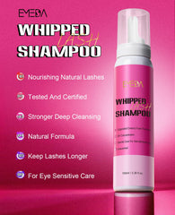 EMEDA Lash Shampoo Kit con cepillo integrado para aplicación precisa