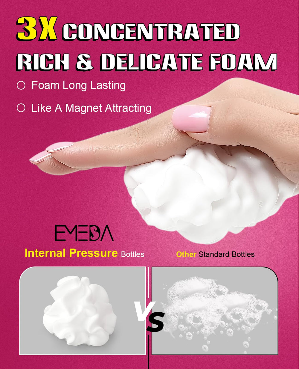 EMEDA Lash Shampoo Kit ayuda a eliminar residuos de adhesivo