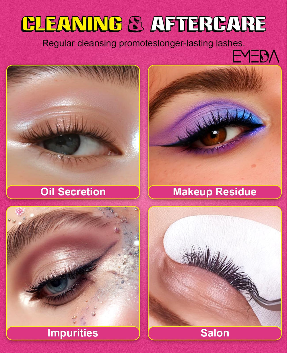 EMEDA Lash Shampoo Kit sin fragancia para ojos sensibles