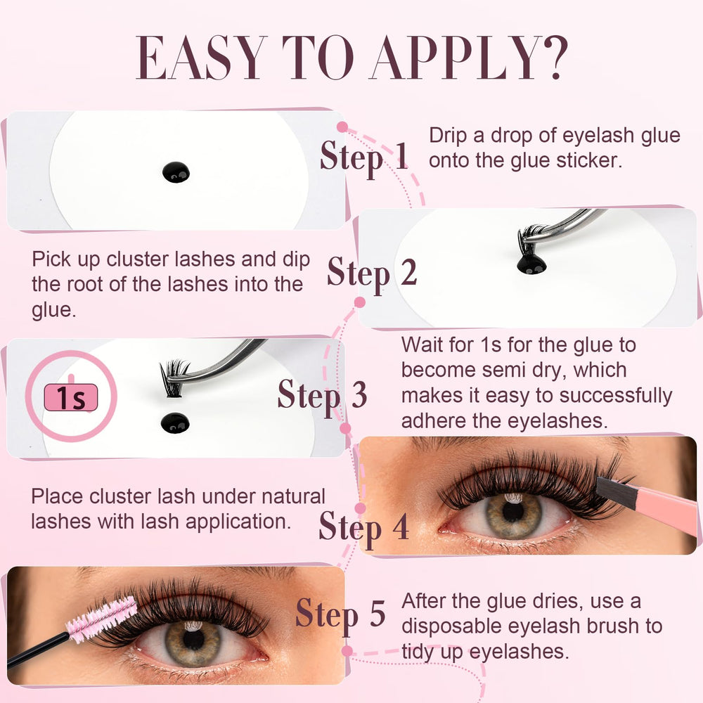 EMEDA Long-Lasting Waterproof Finish promises durable wear for clients' lashes.