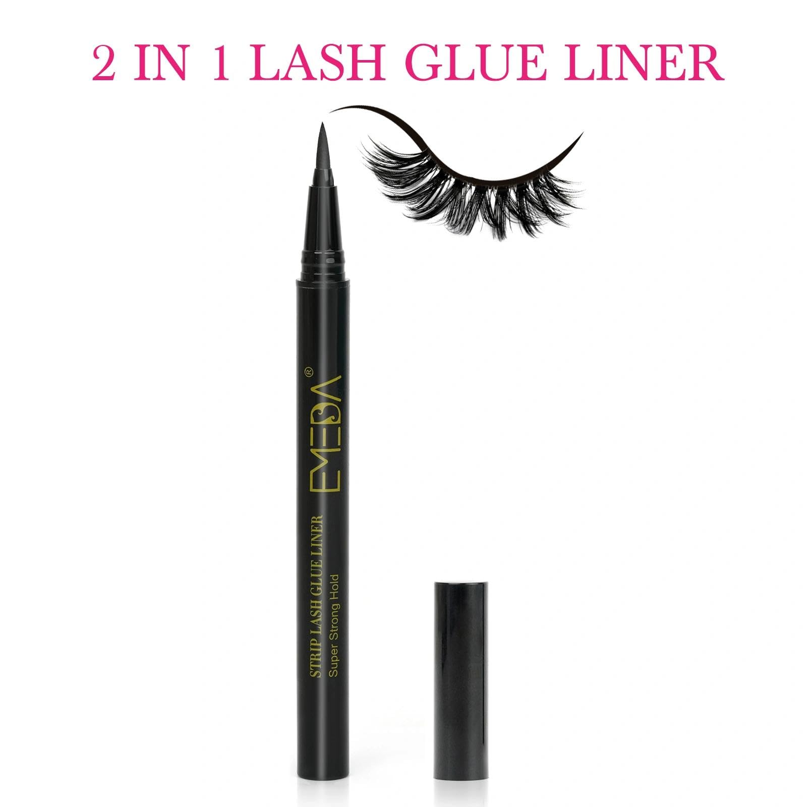 EMEDA Quick-dry 3S lash glue saves time on lash application.