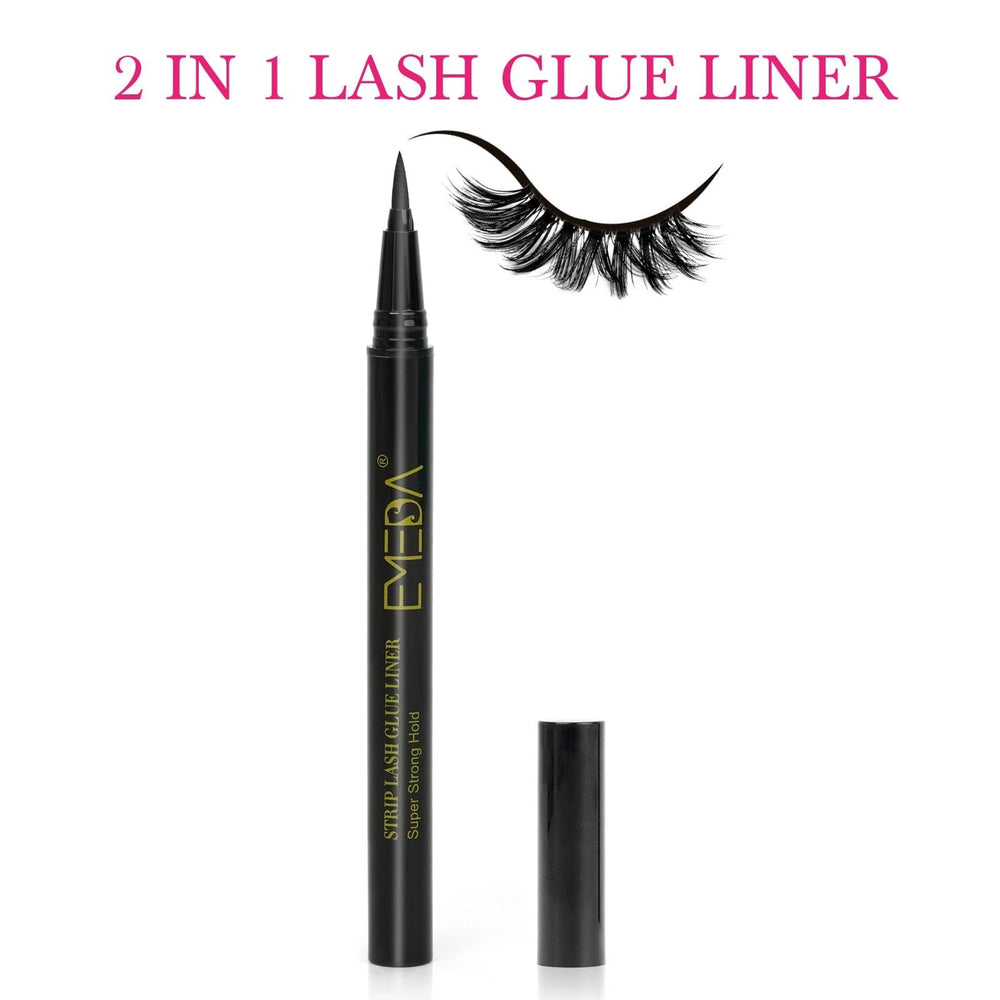 EMEDA Quick-dry 3S lash glue saves time on lash application.