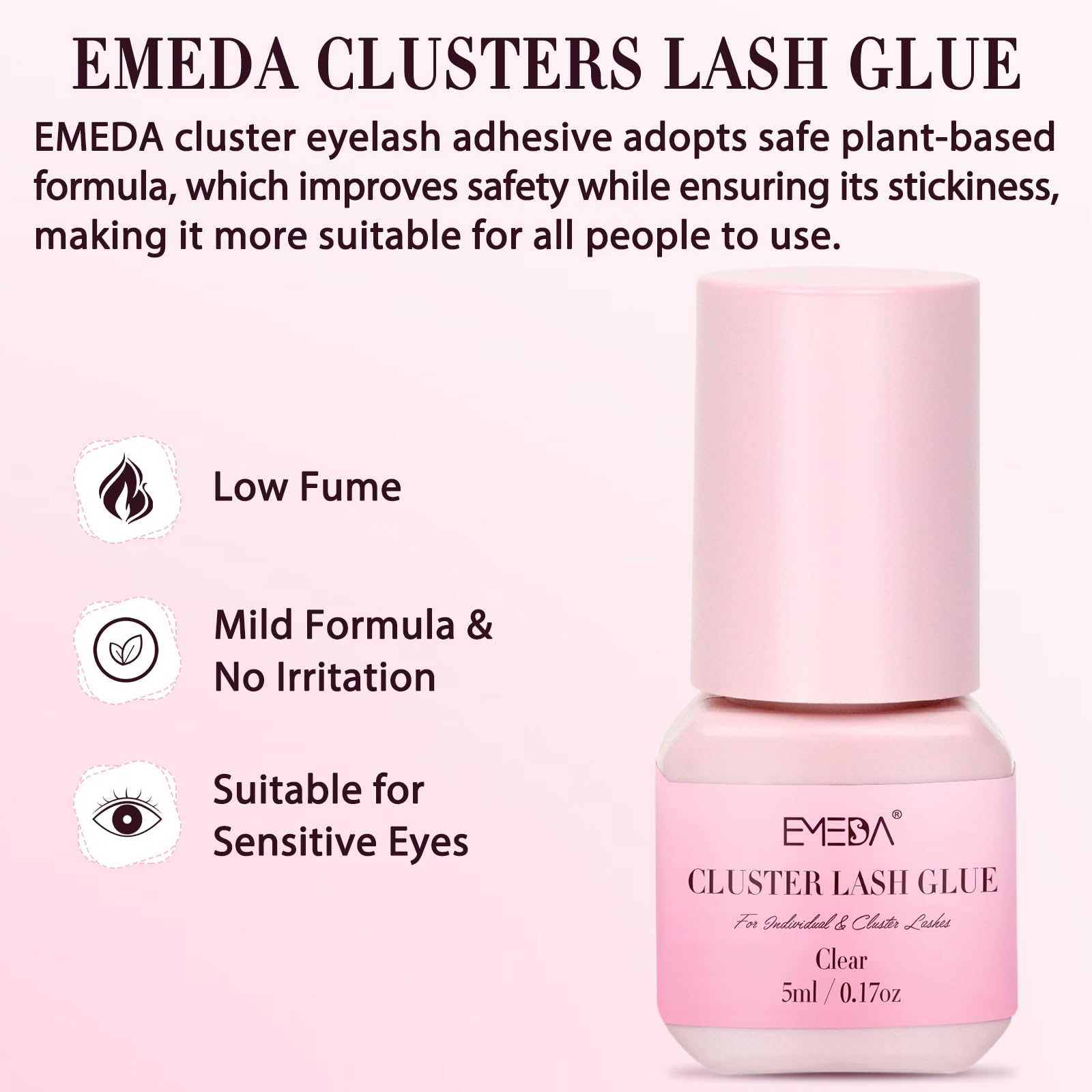EMEDA glue brush ready for precise application and quick-dry performance.