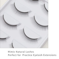 EMEDA thin band lash strips with natural appearance for practice