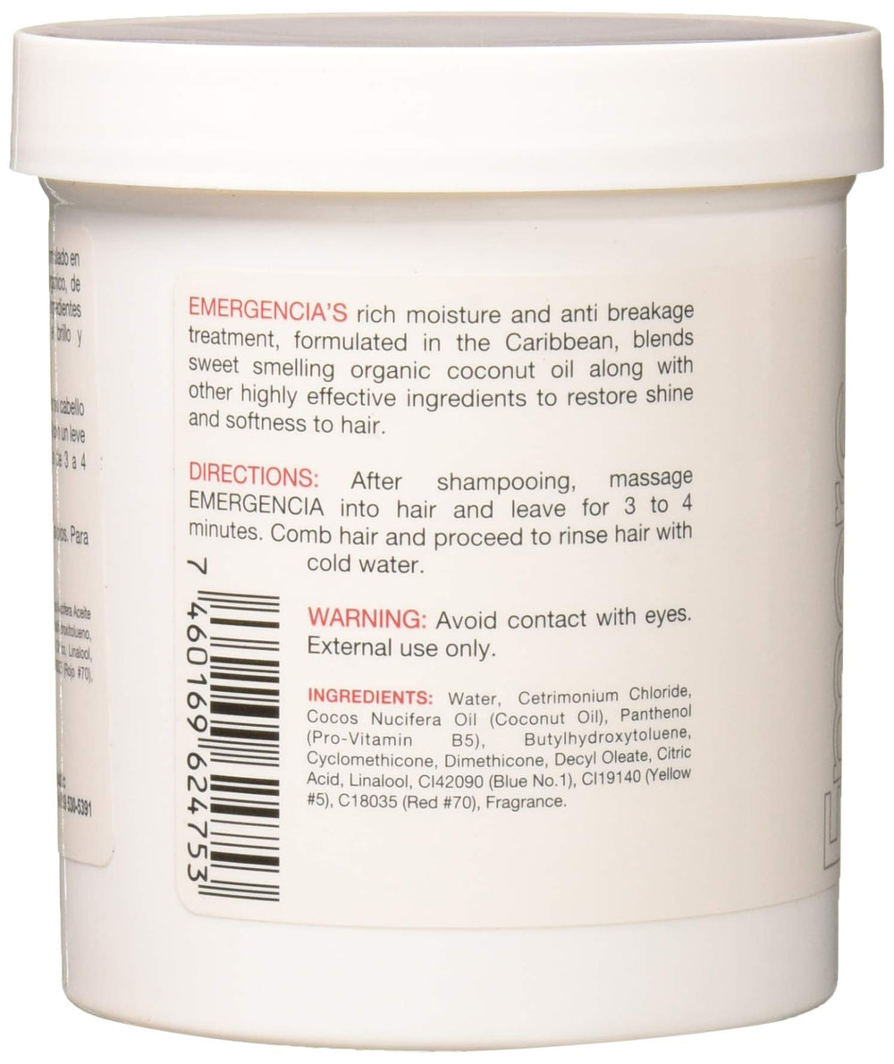 Emergencia: textura cremosa que aporta suavidad y brillo al cabello.