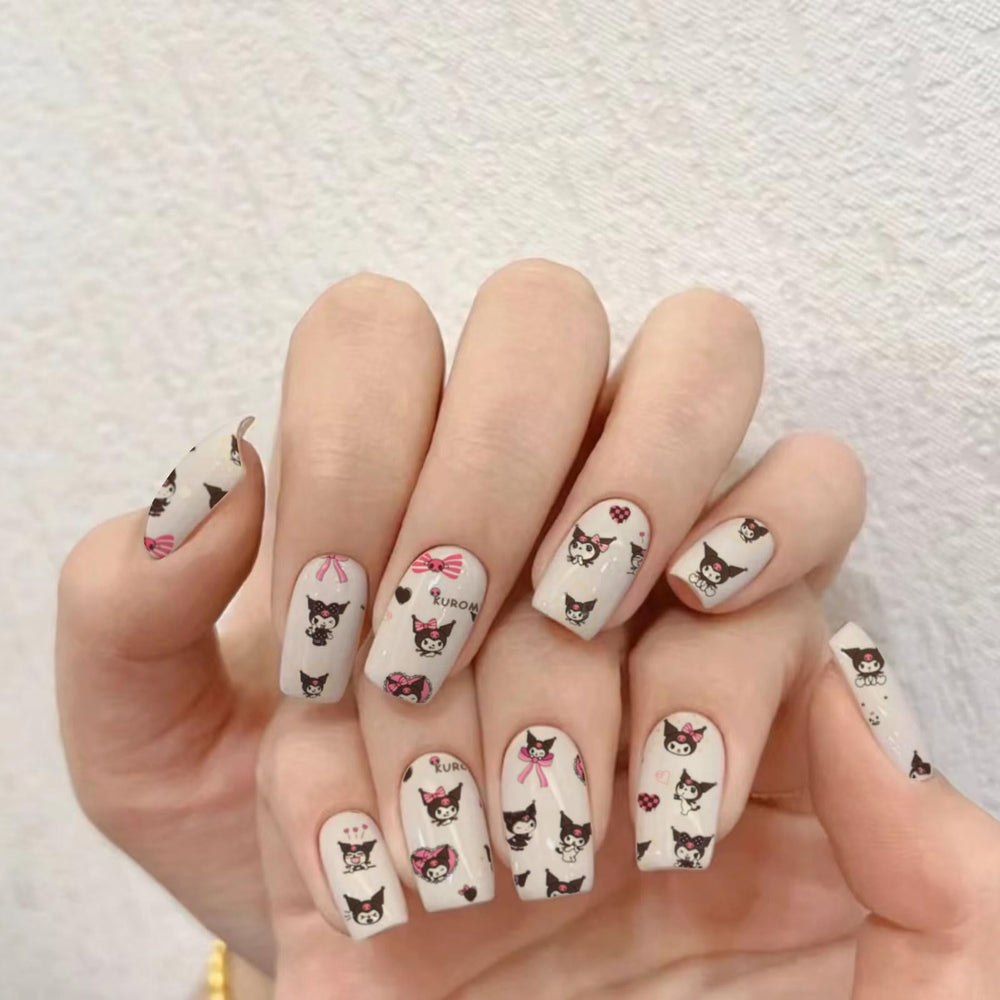 Emifunny cartoon nail stickers make DIY nail art easy and fun.