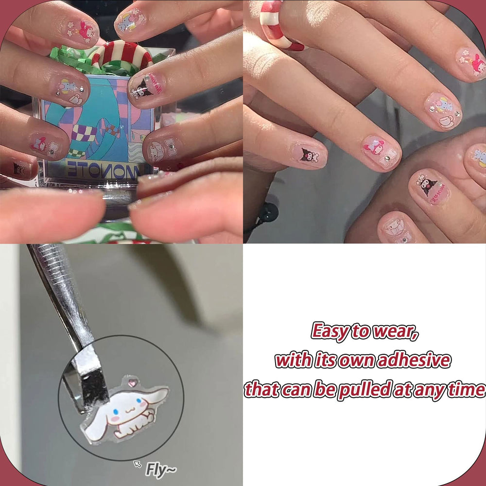 Emifunny eco-friendly nail decals crafted from safe materials.