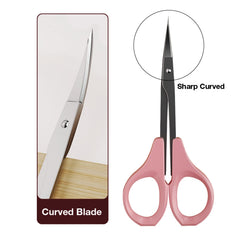Emilystores stainless steel eyebrow scissors offer durable performance for daily grooming.