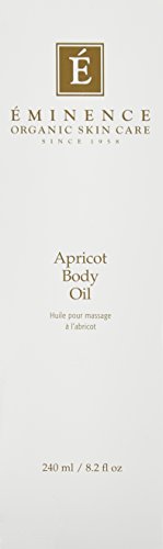 Eminence Apricot Body Oil pour allows quick absorption and easy application.