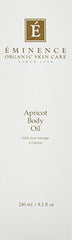 Eminence Apricot Body Oil pour allows quick absorption and easy application.