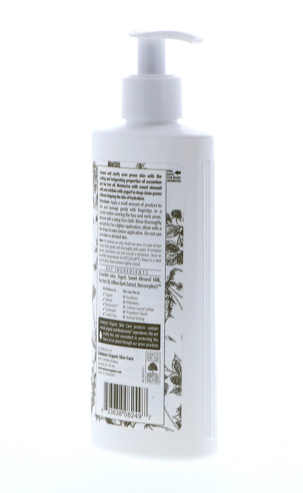 Eminence Clear Skin Probiotic Cleanser foam lather in bowl