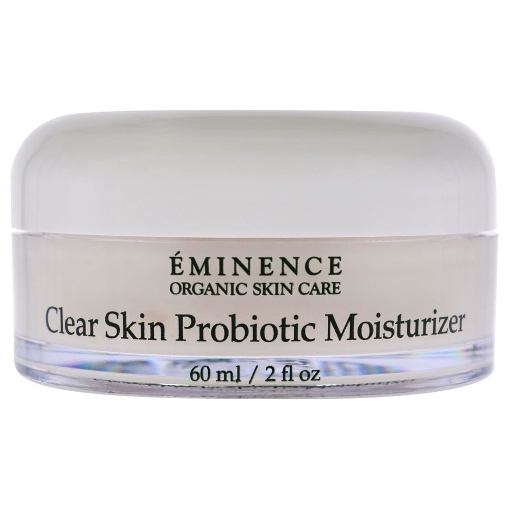 Eminence Clear Skin Probiotic Moisturizer jar front for smooth, even-toned skin