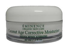 Eminence Coconut Age Corrective Moisturizer jar close-up for rich hydration.