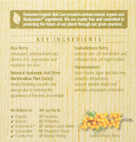 Eminence packaging with eco-friendly design highlights premium skincare experience