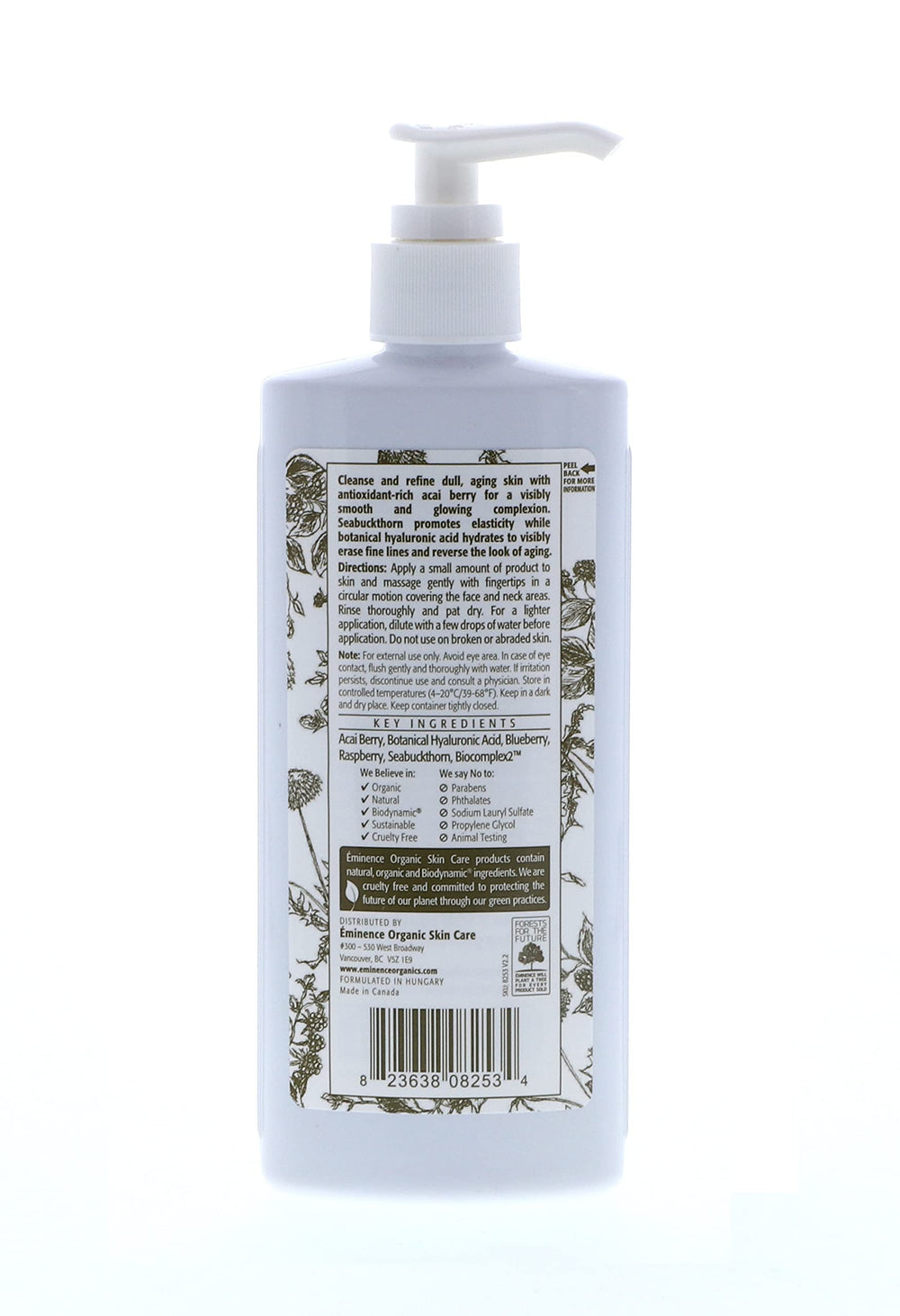 Eminence Hyaluronic Acid droplets—lightweight hydration for a plump feel.
