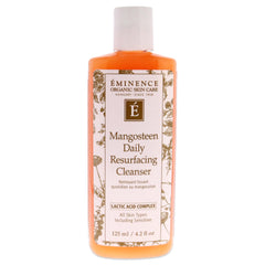 Eminence Mangosteen Daily Resurfacing Cleanser bottle offers gentle exfoliation for smoother skin