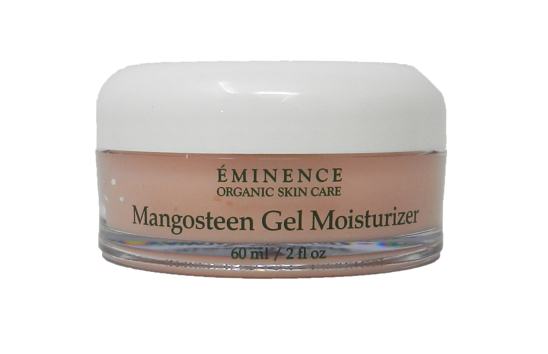 Eminence Mangosteen Gel Moisturizer packshot shows lightweight hydration and pore-minimizing gel texture.