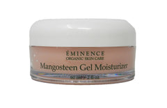 Eminence Mangosteen Gel Moisturizer packshot shows lightweight hydration and pore-minimizing gel texture.