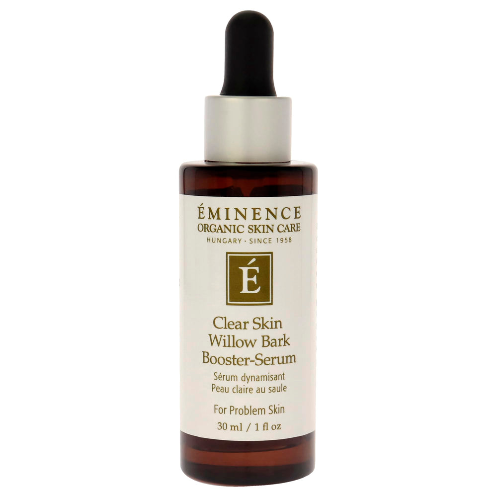 Eminence Willow Bark Booster Serum close-up texture showcases soothing exfoliation