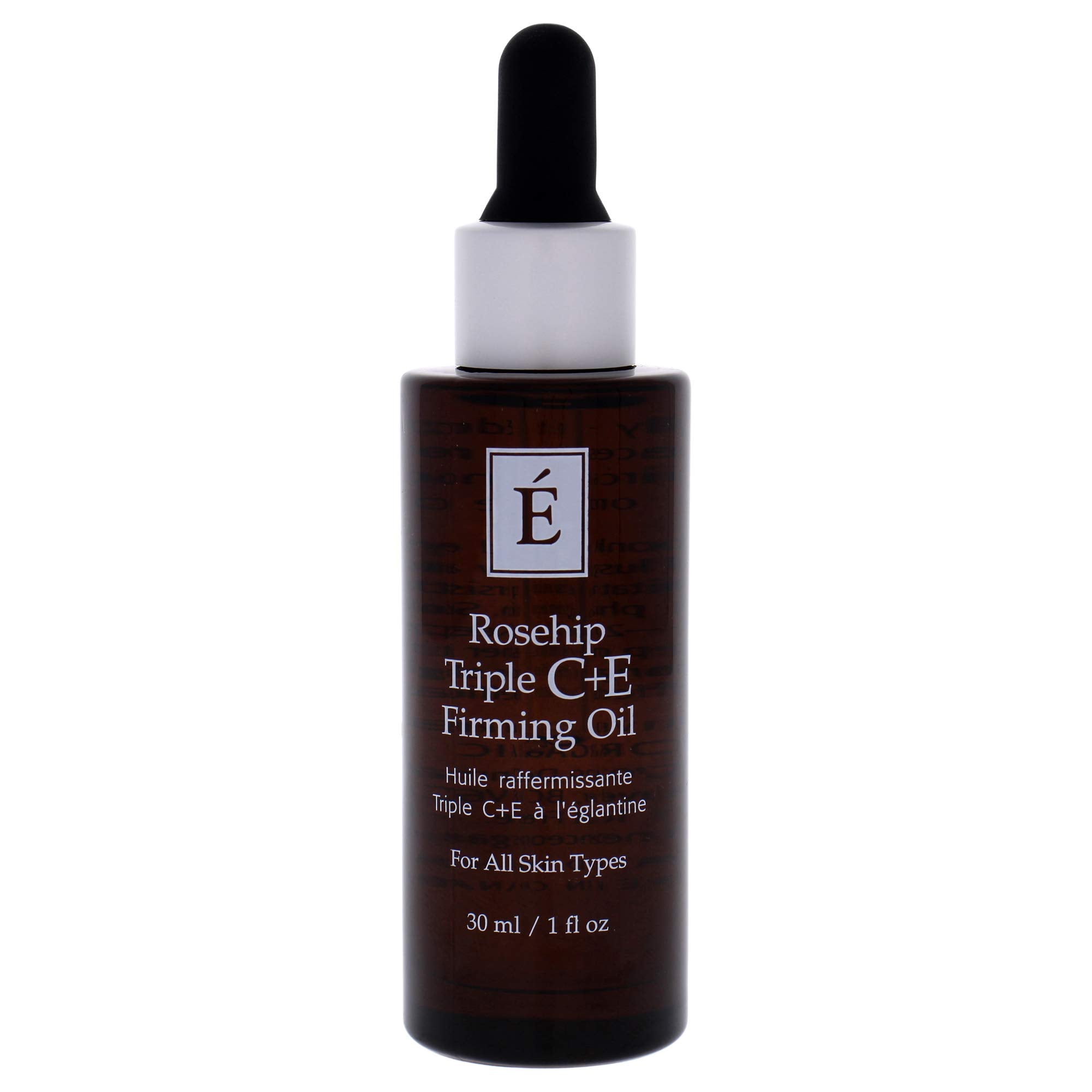 Application shot of Eminence Rosehip Triple C+E Oil for routine use.
