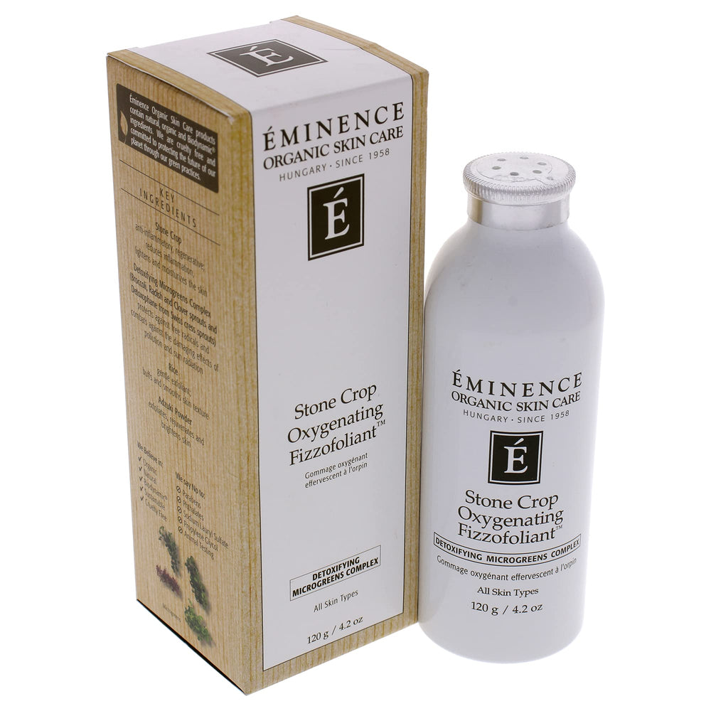 Eminence Stone Crop gentle exfoliation supports a radiant complexion.
