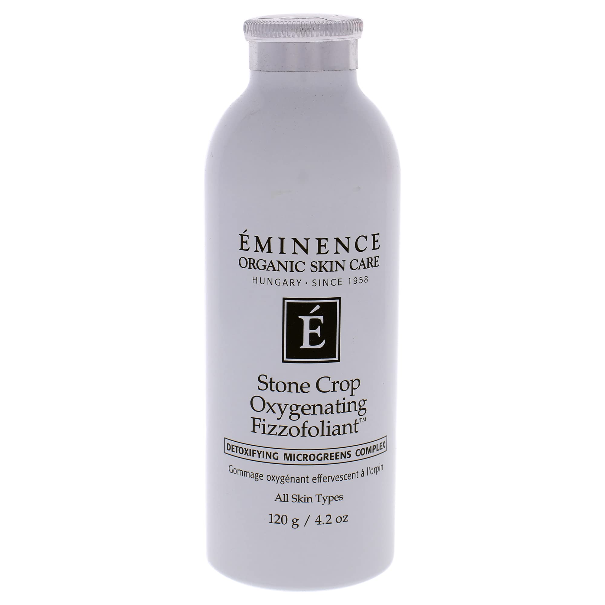 Eminence Stone Crop powder-to-foam texture refines pores and smooths skin.