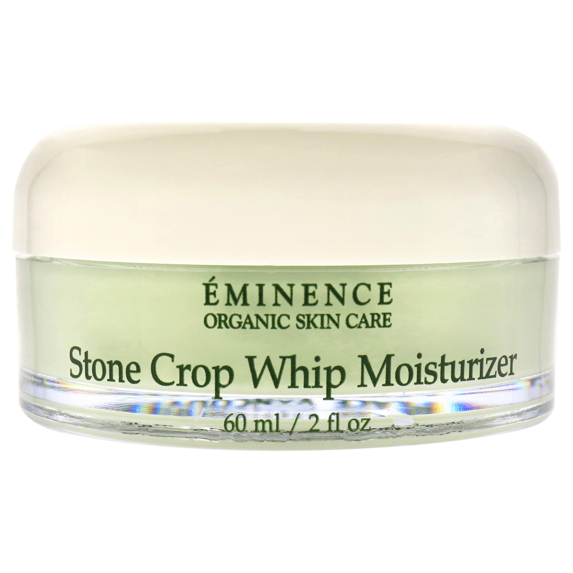Texture swatch of Eminence Stone Crop Whip Moisturizer showing smooth finish