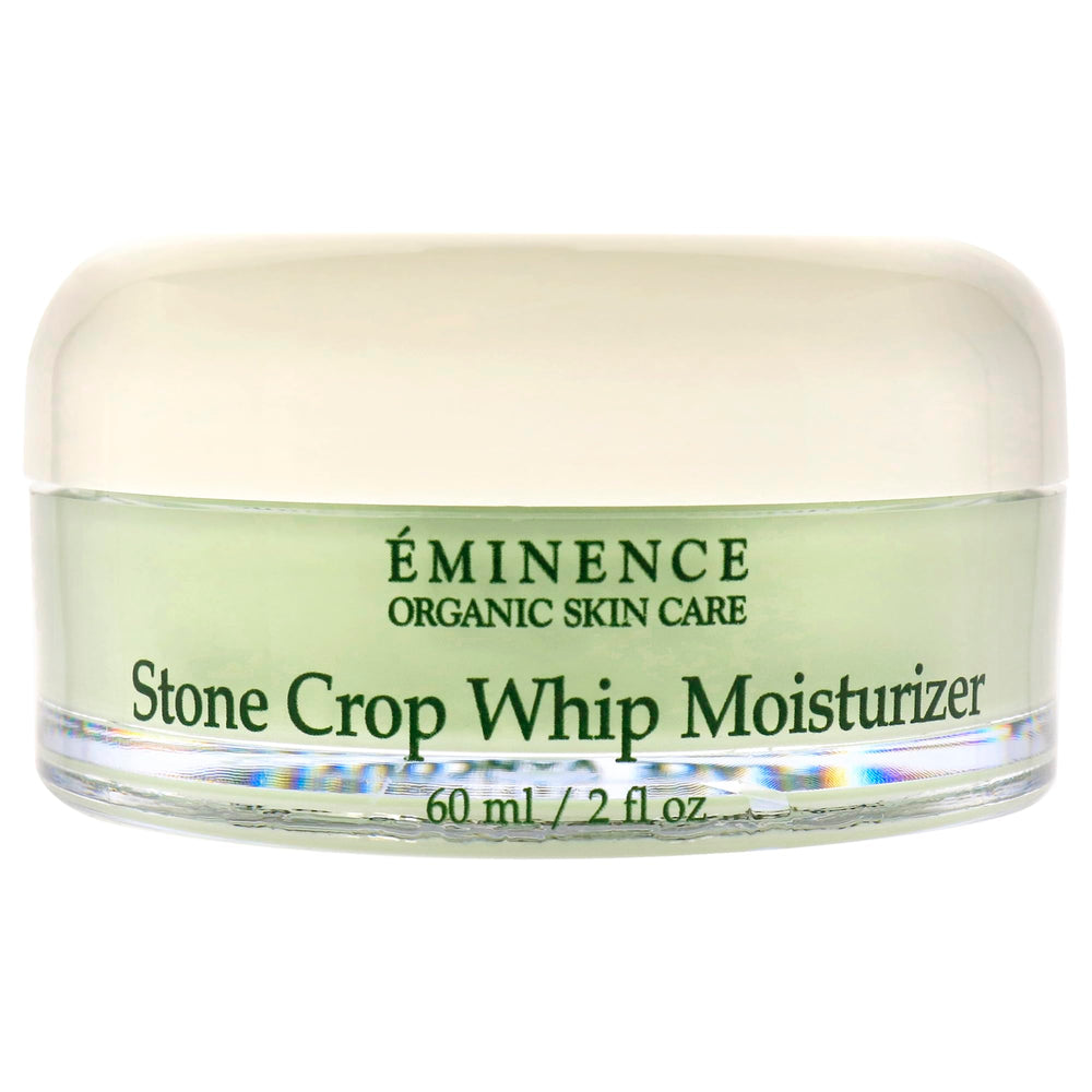 Texture swatch of Eminence Stone Crop Whip Moisturizer showing smooth finish