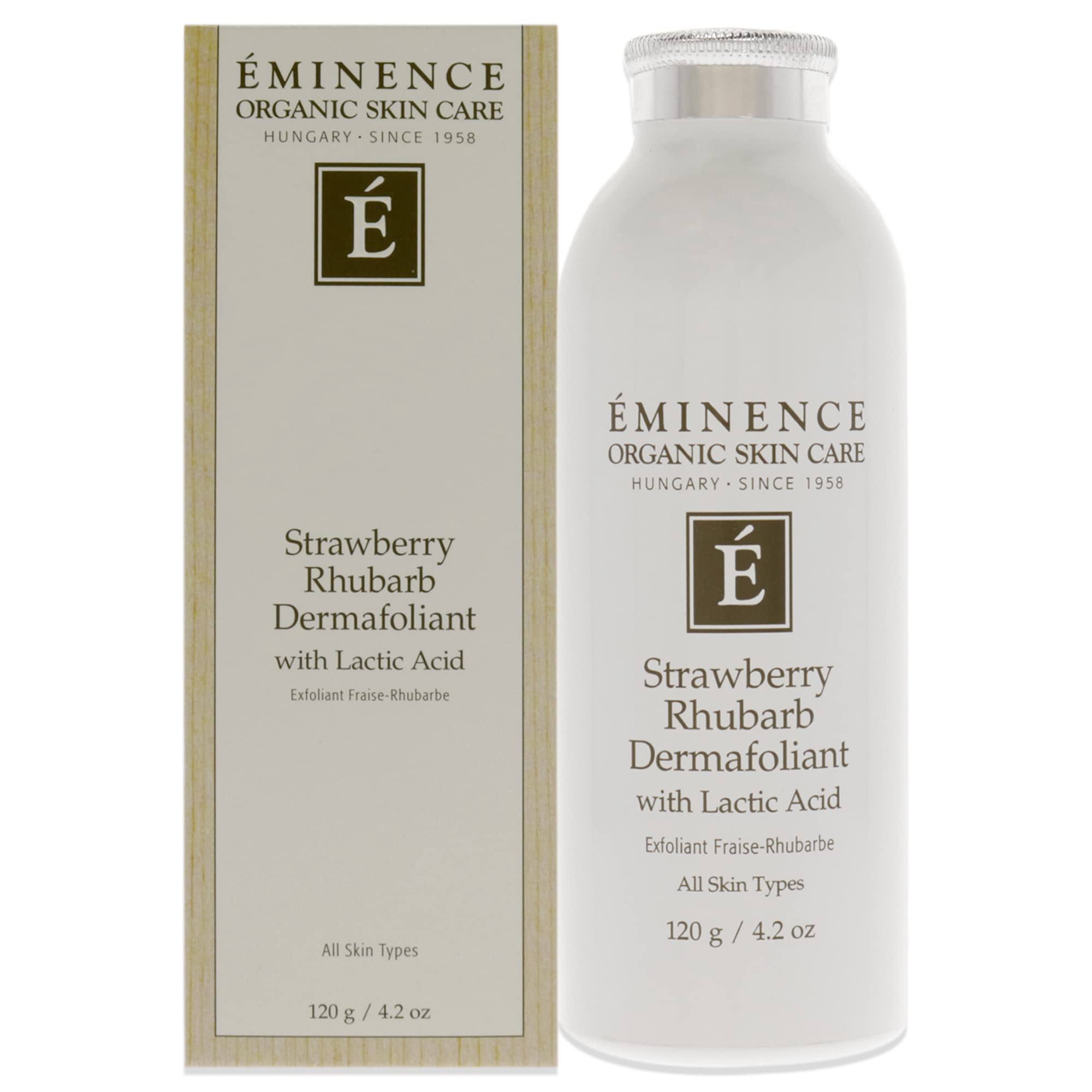 Eminence Strawberry Rhubarb Dermafoliant wet activation demonstrates smooth cleansing.