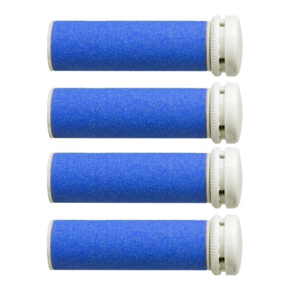 Emjoi Micro-Pedi extra coarse blue roller 4-pack for smoother feet