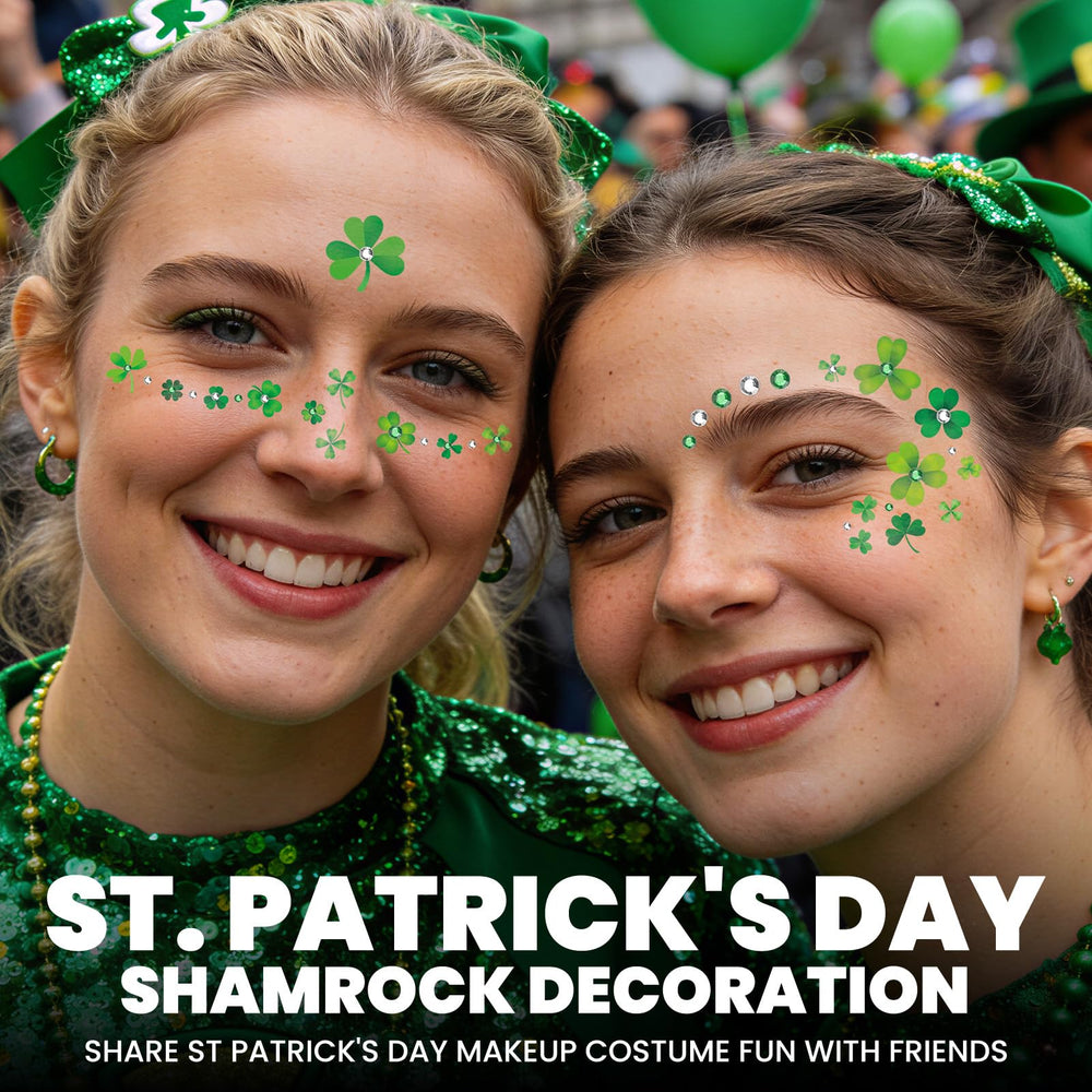 EMOME maquillaje festivo para ojos y mejillas en San Patricio