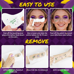 EMOME Mardi Gras diseños de cuentas y perlas para carnaval.