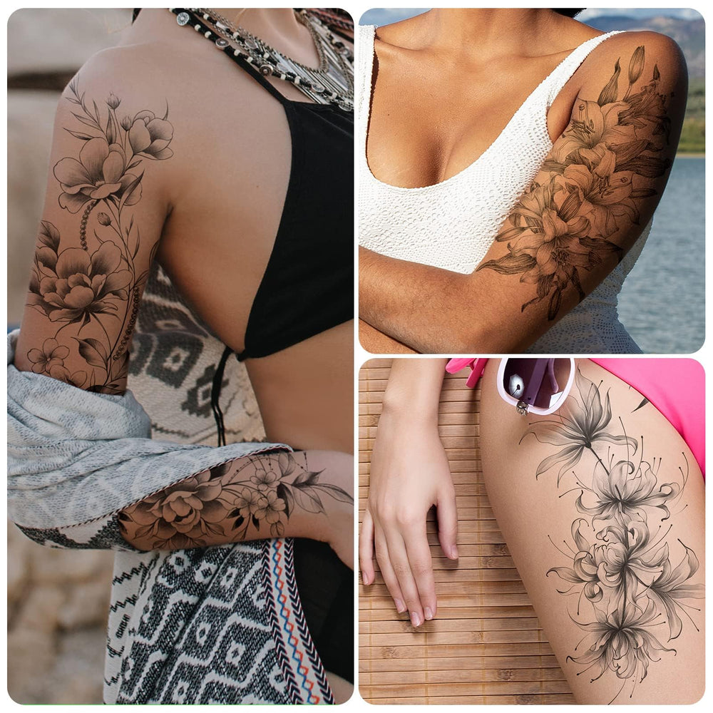 EMOME tatuajes para manga, hombro y brazo, fáciles de aplicar.