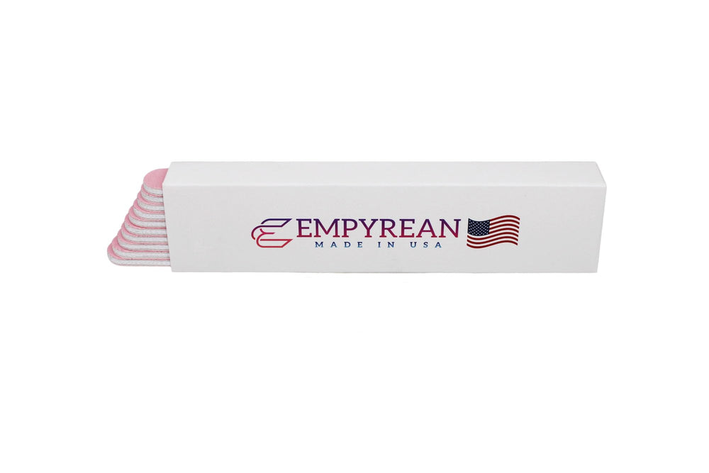 Empyrean Files premium pink ergonomic grip nail file for comfortable control