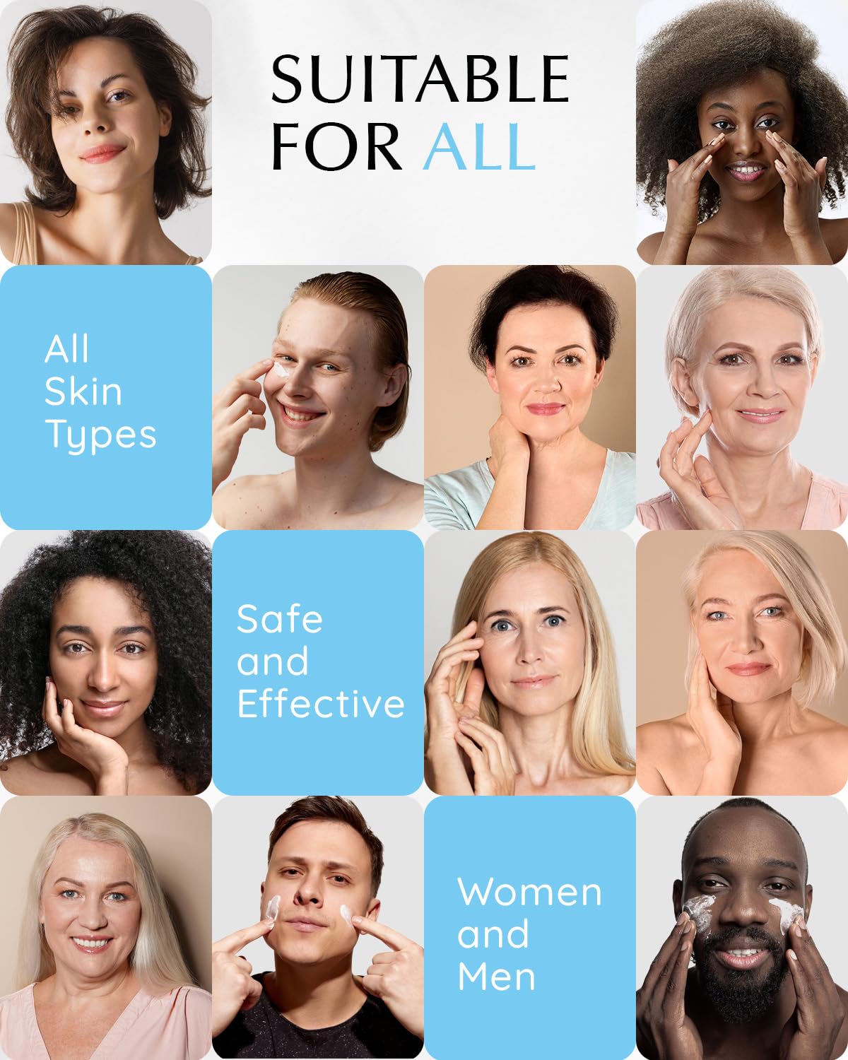 EnaSkin 4D hyaluronic acid matrix visualization emphasizing deep moisture