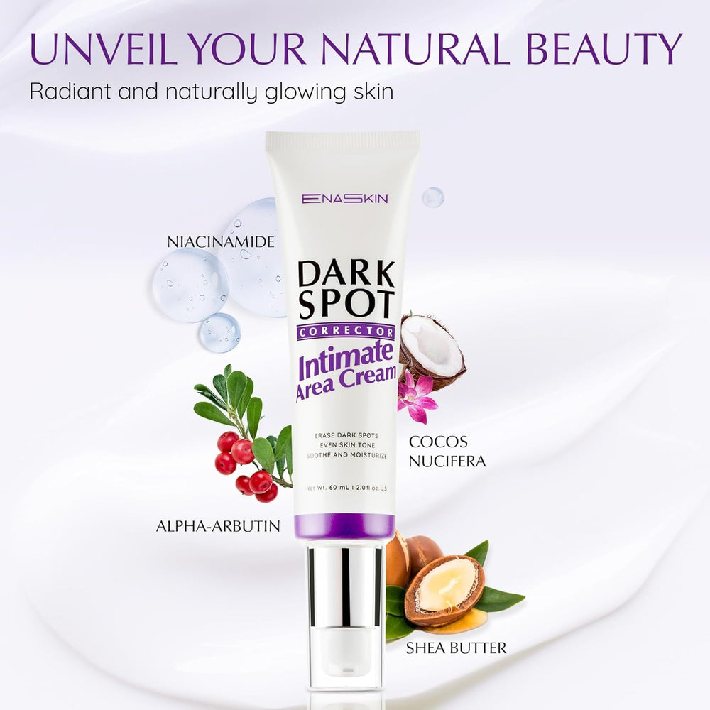 Close-up of EnaSkin cream application for smooth, even tone