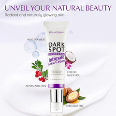 Close-up of EnaSkin cream application for smooth, even tone