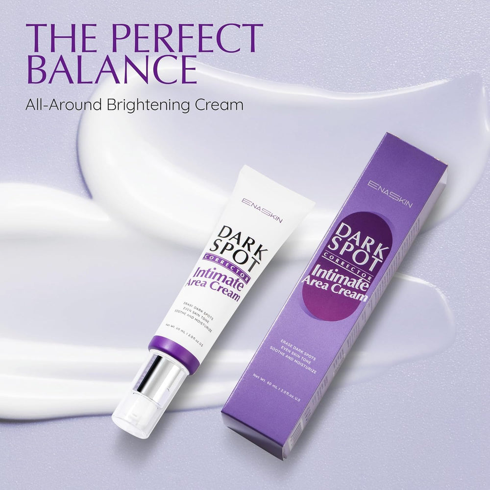 EnaSkin cream applied to arm for targeted dark spot improvement