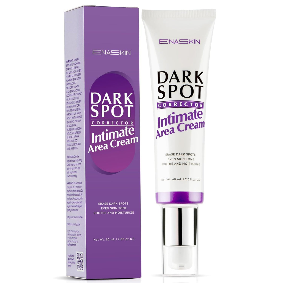 EnaSkin Dark Spot Remover Cream bottle for daily use to even skin tone