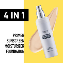 Enaskin Naturals primer application highlights quick 60-second multitask routine and seamless blending.