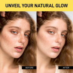 Enaskin Naturals tinted moisturizer swatches on skin show universal shade adaptivity and radiance.