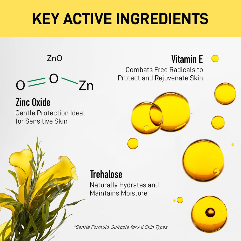 Enaskin Naturals zinc oxide sunscreen protects from UVA/UVB with non-greasy feel.