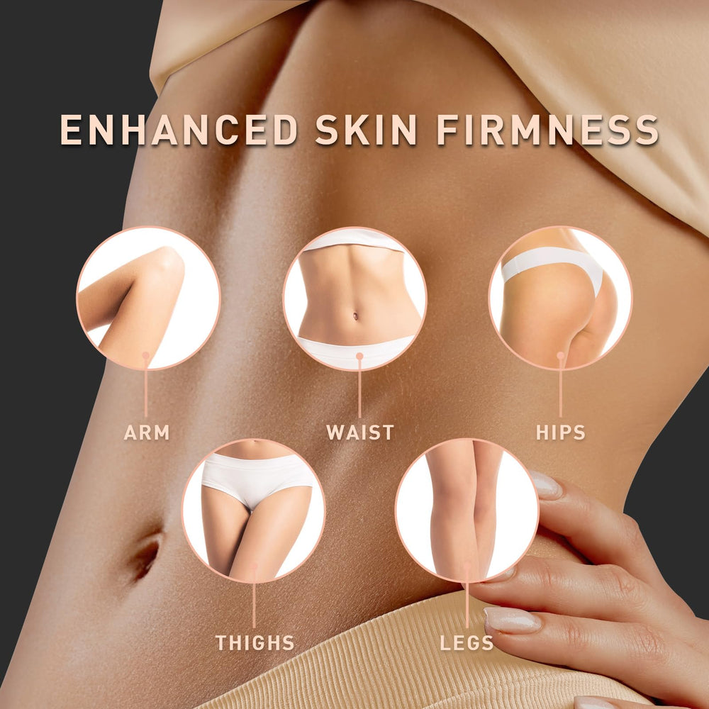Enaskin Naturals Belly Firming Cream massage scene highlights targeted toning on the midsection
