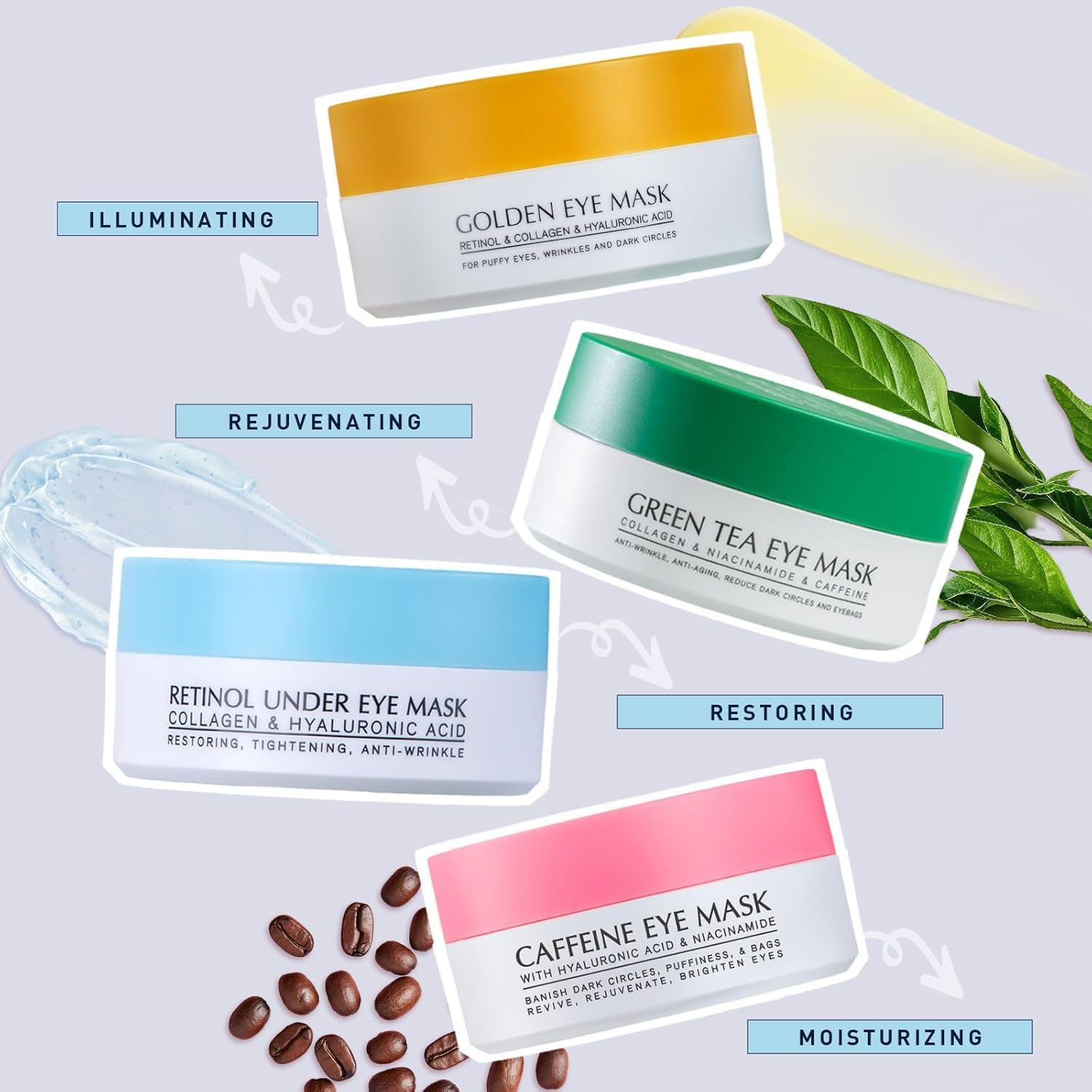 Enaskin Naturals hydrating eye care kit supports moisture balance and comfort.