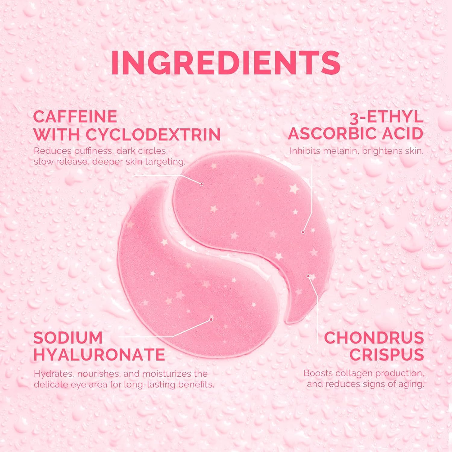 Parche ocular Enaskin Naturals cafeína textura gel ofrece sensación fresca