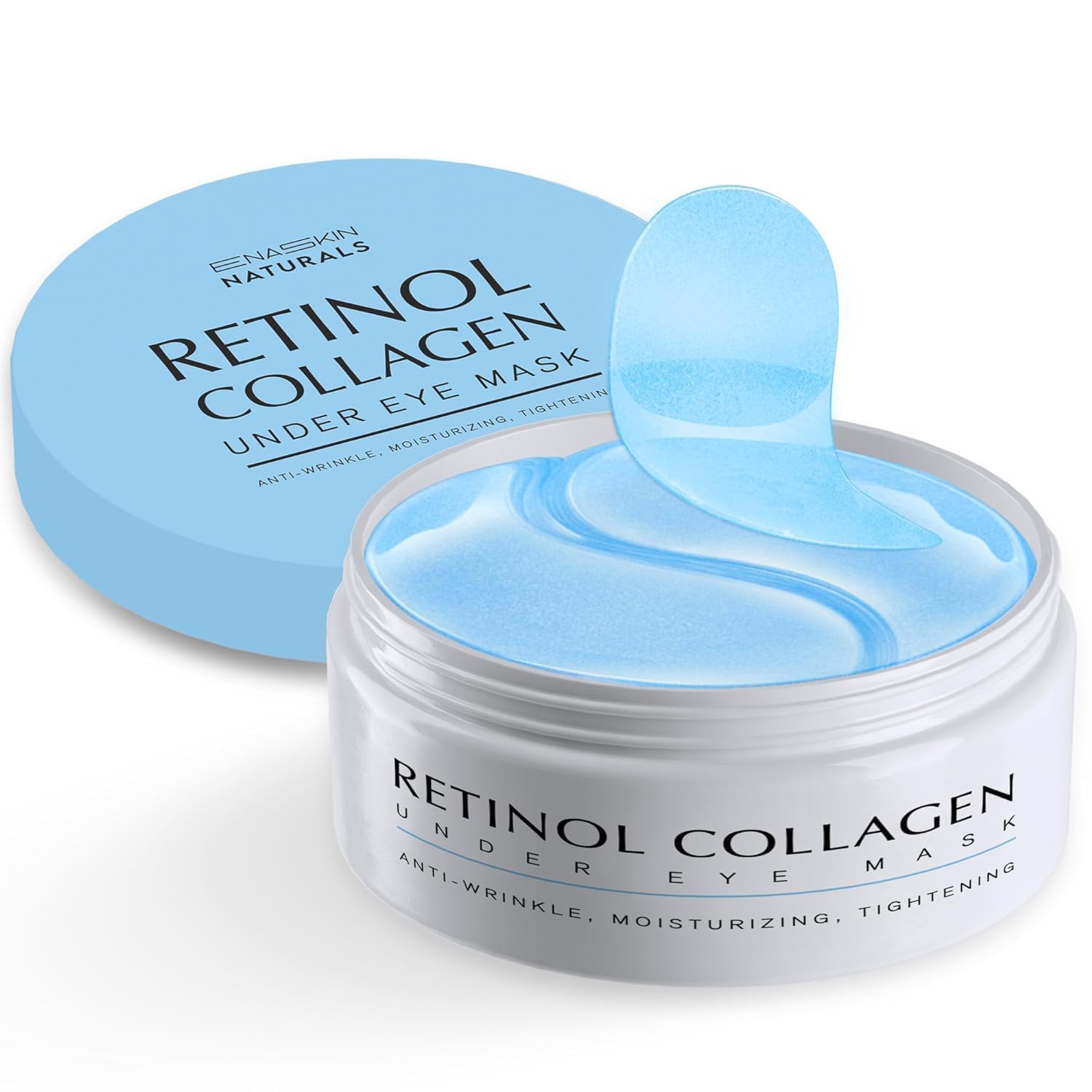Parches Enaskin Naturals ojos hidratantes para hidratación profunda de la piel.