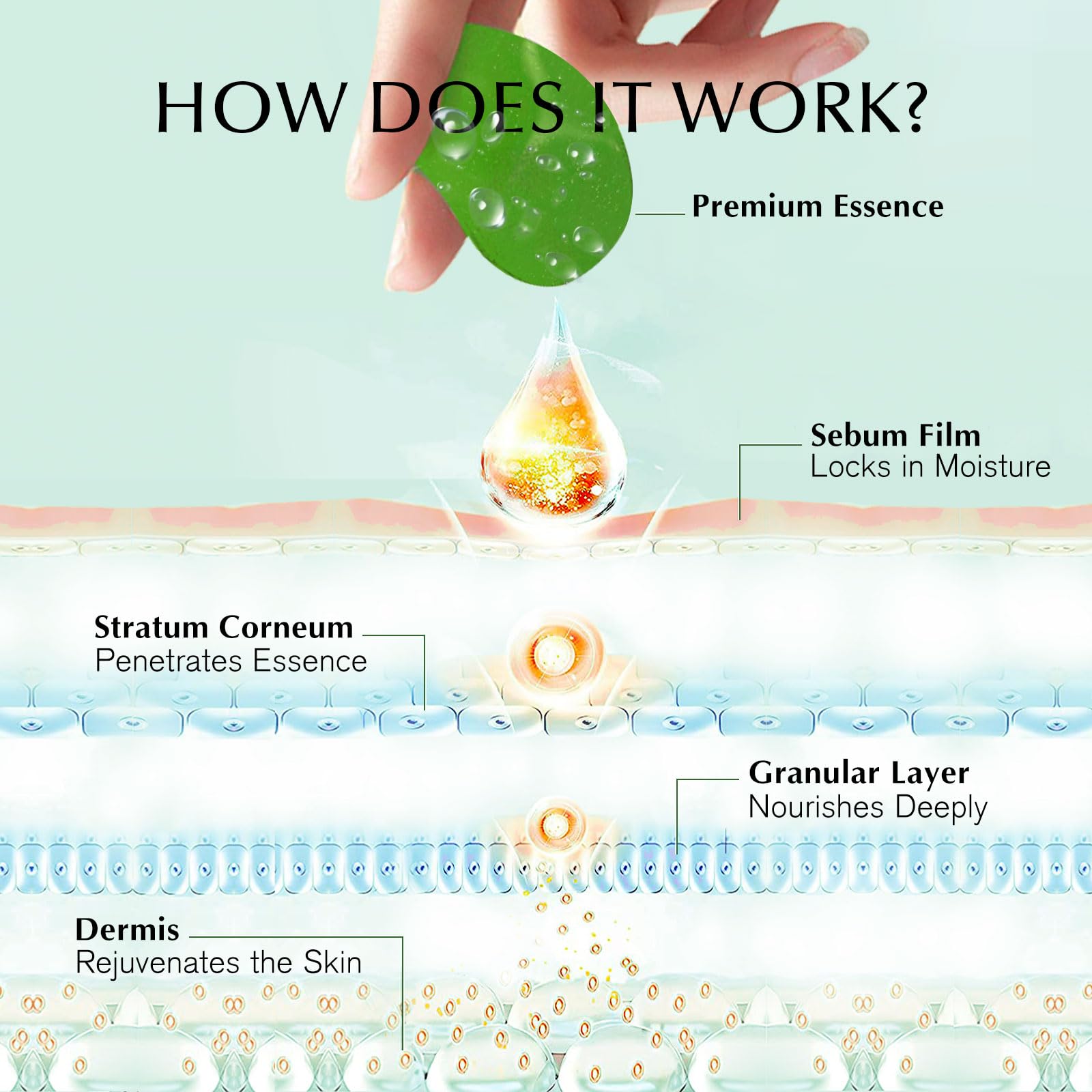 Textura hidrogel Enaskin Naturals facilita adhesión y penetración suave.