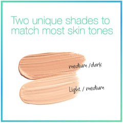 End-zit drying lotion medium-dark tint close-up blends naturally while concealing