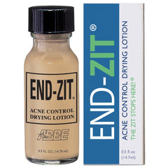 End-zit fast-acting spot treatment tube targets blemishes for quicker clarity