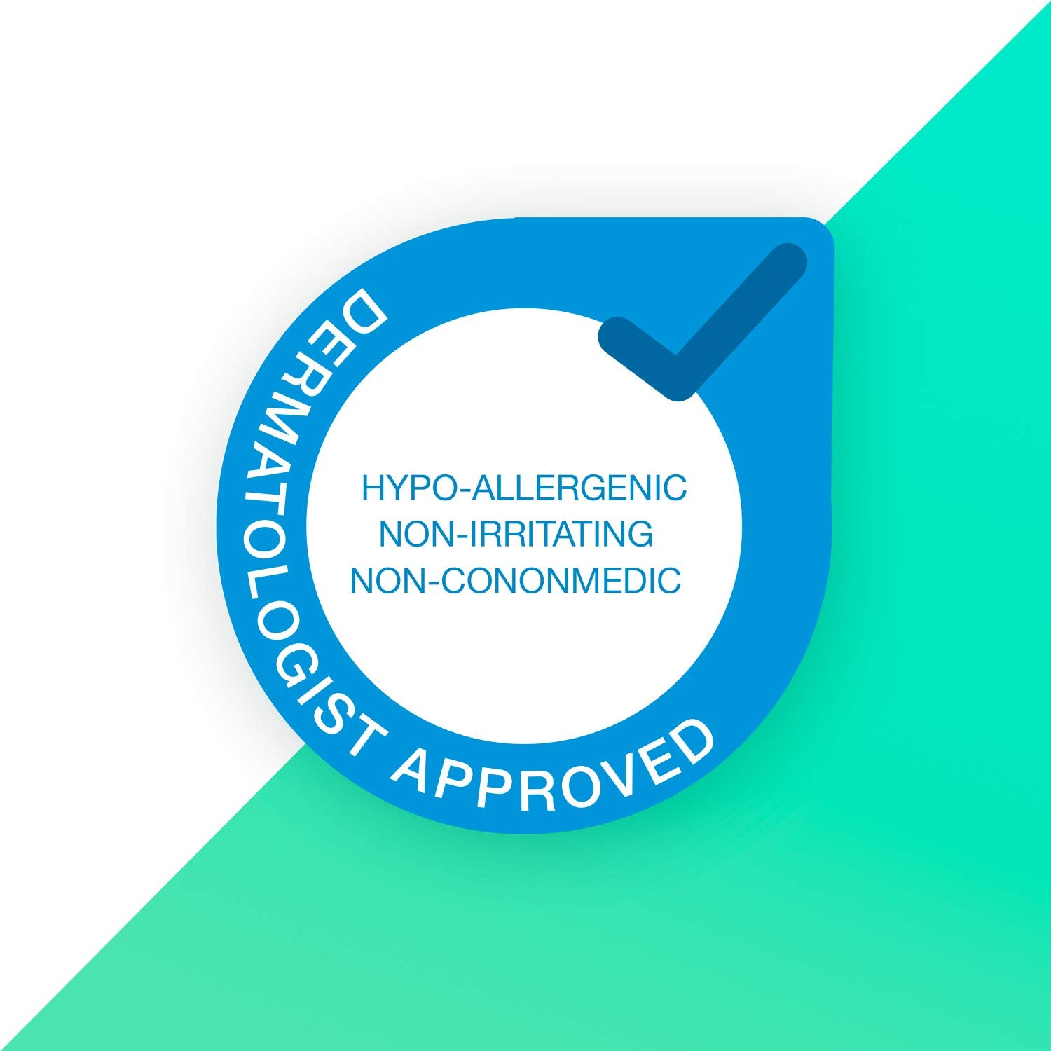 End-zit packaging and ingredients panel highlights hypoallergenic, non-comedogenic formula